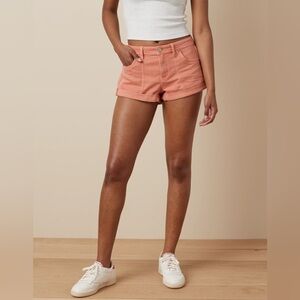 American Eagle Dreamy Drape Stretch Easy Shorties-Green